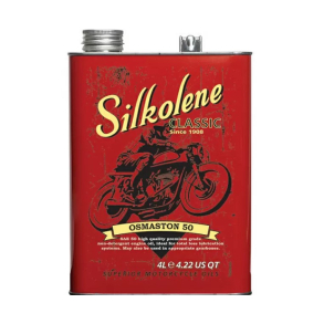 SILKOLENE OSMASTON SAE50 4L-PRE WAR CLASSIC OIL PRE-WAR MOTORCYCLES