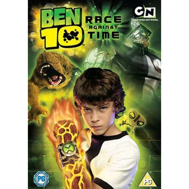 BRUGT SOM NY - Ben 10 - Race Against Time - DVD (ENGELSK ikke dansk tale eller tekst)