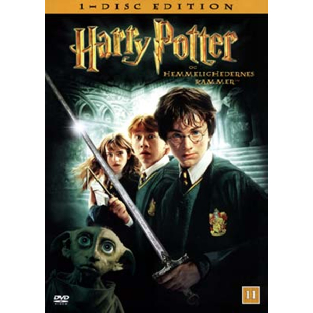 BRUGT som ny - Harry Potter (2) og Hemmelighedernes Kammer DVD Harry Potter 2 and the Chamber of Secrets 