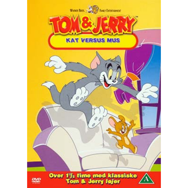 BRUGT som ny - Tom &amp; Jerry, del 1: Kat versus Mus DVD  