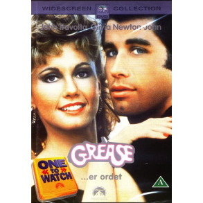 BRUGT som ny Grease - 1978 John Travolta Olivia Newton-John - DVD