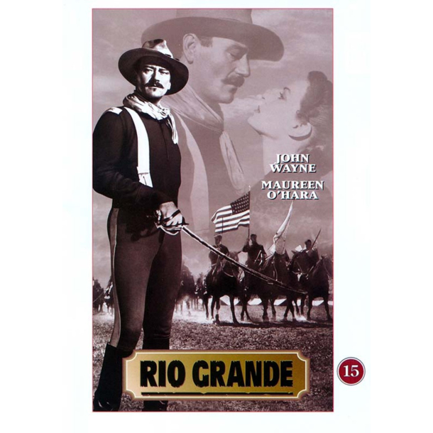 BRUGT som ny - Rio Grande (1950) - DVD John Wayne
