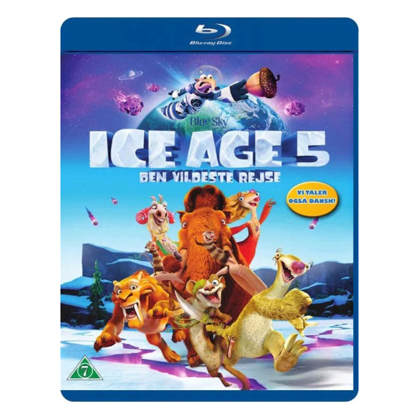 BRUGT som ny - Ice Age 5 Den Vildeste Rejse Blu-ray 