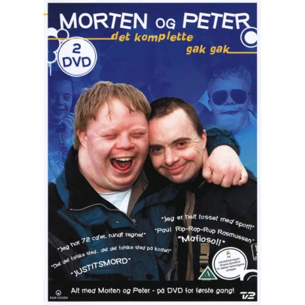 Morten Og Peter Det Komplette Gak Gak- DVD