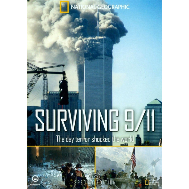 BRUGT som ny -  NATIONAL GEOGRAPHIC DVD - Surviving 9/11 (2010)- 2 DISC DVD�