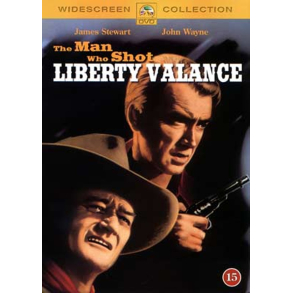 BRUGT som ny - The Man Who Shot Liberty Valance (1962) - DVD John Wayne