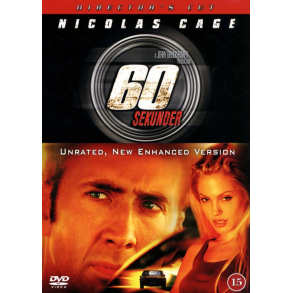 BRUGT som ny - 60 sekunder (Director's Cut) - DVD Gone in 60 Seconds
