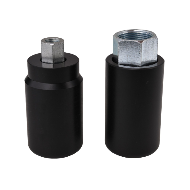 FRAME SLIDERS BikeTek Black STP Crash Protector For Hyosung GT650 Naked/S