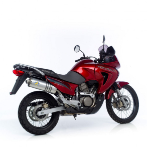 LeoVince Oval Slip-on Potte EC-approved ALU. HONDA XL 650 V TRANSALP ALU 05-06