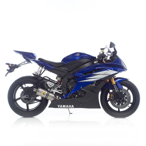 LeoVince Oval Slip-on Potte Alu. EC-approved YAM. YZF 600 R6 ALU 06- 