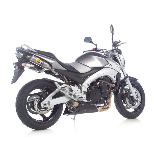 LeoVince Oval Slip-on Potter EC-approved ALU. SUZ. GSR 600 ALU 06-13