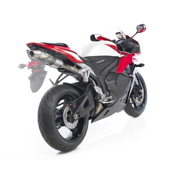 LeoVince Oval Slip-on Potte EC-approved ALU. HONDA CBR 600 RR 07-10 