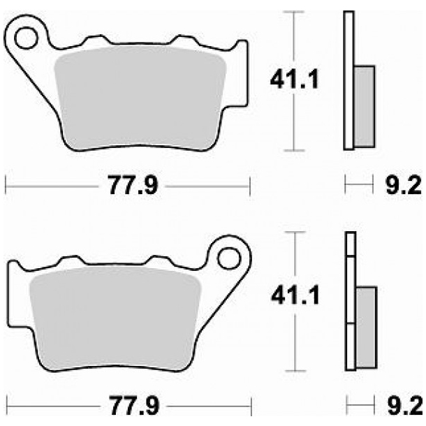 Bremseklodser BRAKING 773SM1 SEMI METALLIC BAG