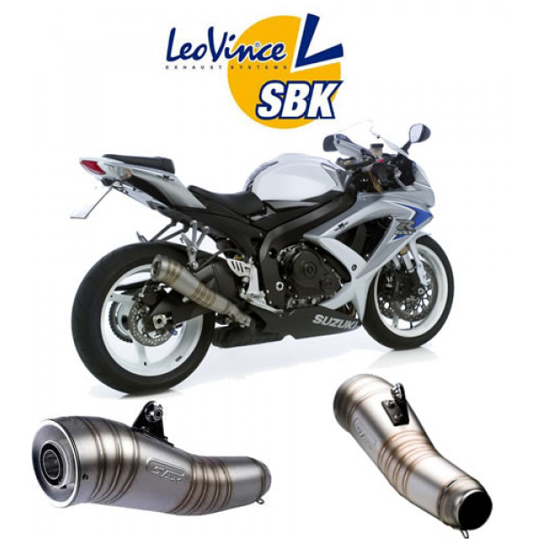 LeoVince GP PRO slip-on Potte EC-appr SUZ. GSX-R 600/750 08-10
