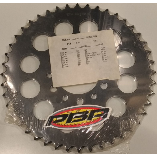 PBR 814-44 Bagtandhjul Bagk�dehjul K�DEHJUL BAG 530 44 TANDS SUZUKI�GSX400
