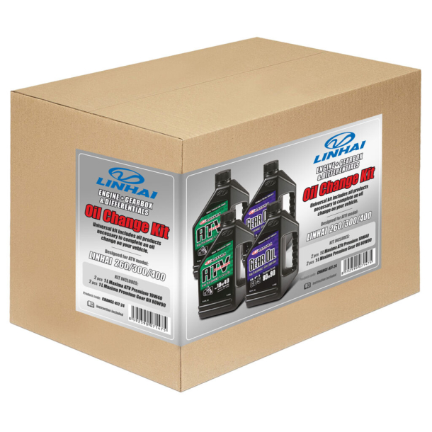  OIL CHANGE KIT + DIFF. -  LINHAI 260/300/370/400/420 olie + gear-olie 