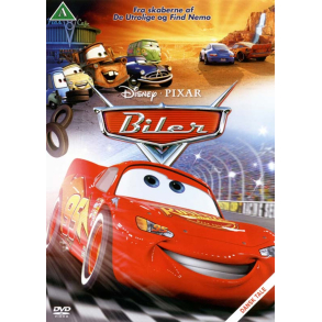 BRUGT som ny - Biler - Cars (Pixar) - DVD  