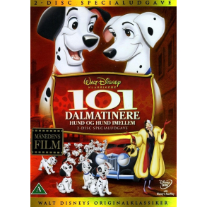 BRUGT som ny 101 Dalmatinere - Hund og Hund Imellem - 2 Disc Special Udgave DVD 101 Dalmatians 1961