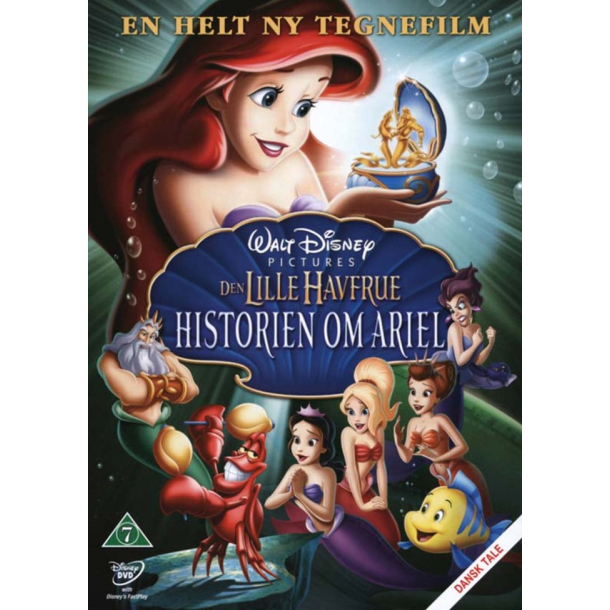 BRUGT som ny Den Lille Havfrue Historien Om Ariel  DVD