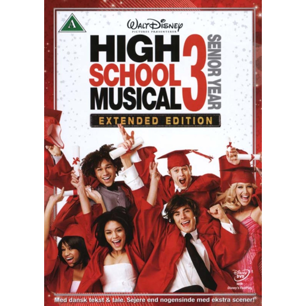 BRUGT som ny - High School Musical 3 Senior Year - DVD  