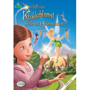 BRUGT som ny - Klokkeblomst og Feernes hemmelighed - DVD 