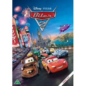 BRUGT som ny - Biler 2 - Cars 2 (Pixar) - DVD  