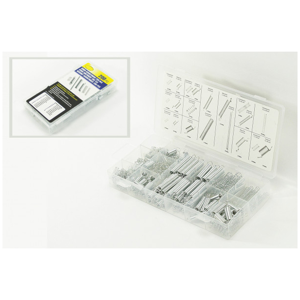 Fjedersortiment 200stk.