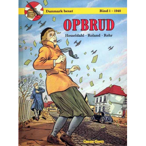 BRUGT SLIDT D�RLIG STAND Kasseret Biblioteksbog - Danmark besat Nr. 1 1940 Opbrud