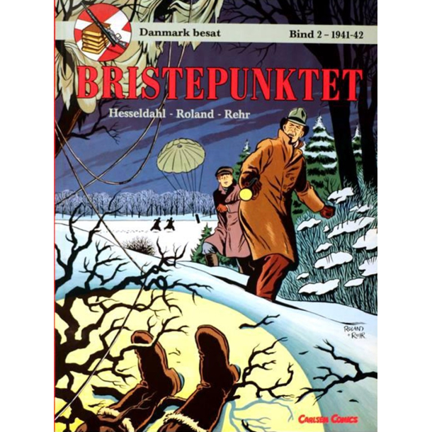 BRUGT RIMELIG STAND Kasseret Biblioteksbog - Danmark besat Nr. 2 m. Indl�g 1941-42 Bristepunktet