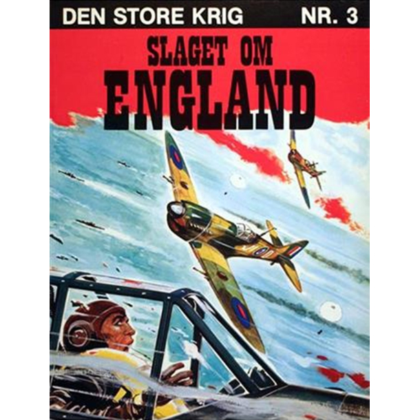 BRUGT rimelig stand - very fine - Store Krig, Den Nr. 3 Slaget om England - 3. udgave, 1. oplag  1977