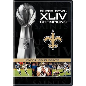 BRUGT som ny NFL: Super Bowl XLIV Champions - New Orleans Saints (DVD, 2010) Brees - DVD 