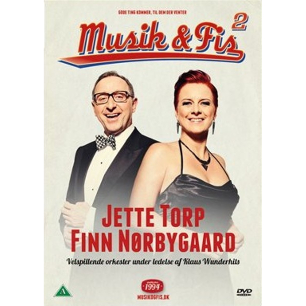 BRUGT som ny - Musik Og Fis 2 - 2014 Jette Torp og Finn N�rbygaard DVD