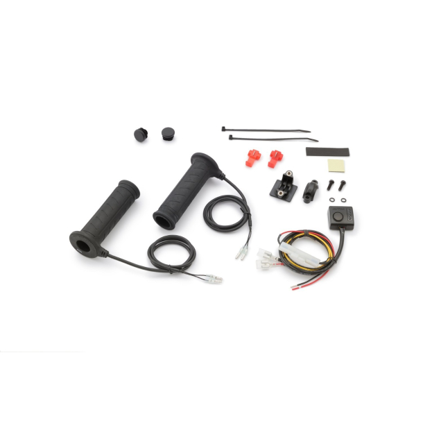 Daytona HEATED GRIPS 22.2MM 4-LEVEL CONTROL Open end Fits for 7/8" (22.2mm) handlebars