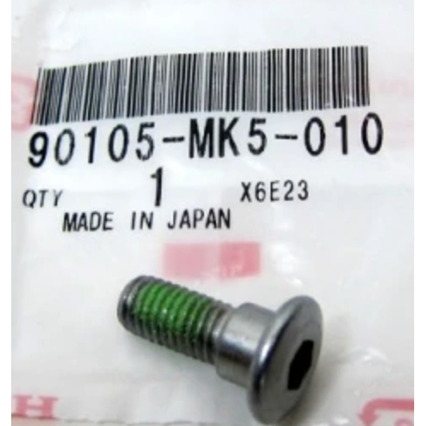 Honda 90105MK5010 90105MK5000 90105-MK5-000 90105MK5010 90105-MK5-010 BOLT,DISK,8X22