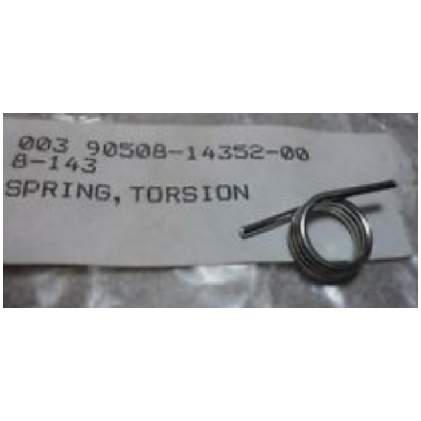 Yamaha 9050814352 90508-14352 SPRING,TORSION - fjeder trdeplade bremsepedal XT/BW/IT/TT/TTR 175-600