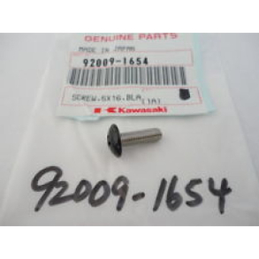 Kawasaki 920091654 92009-1654 920091301 92009-1301 Skrue (kbe mm.) Screw 5X16 sort