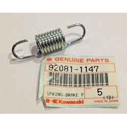 Kawasaki 921450100 92145-0100 920811147 92081-114 Spring, Brake Pedal fjeder bremsepedal 