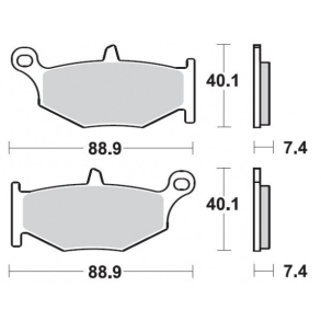 Bremseklodser BRAKING 924CM56 Sintered (Suzuki) BAG
