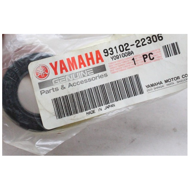 Yamaha 9310222306 93102-22306-00 OIL SEAL,SD-TYPE SRX250 XT250 1984-1987