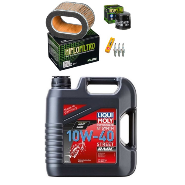Servicekit TRIUMPH  955i DAYTONA Speed Triple Sprint RS ST olie, oliefilter, luftfilter, tndrr