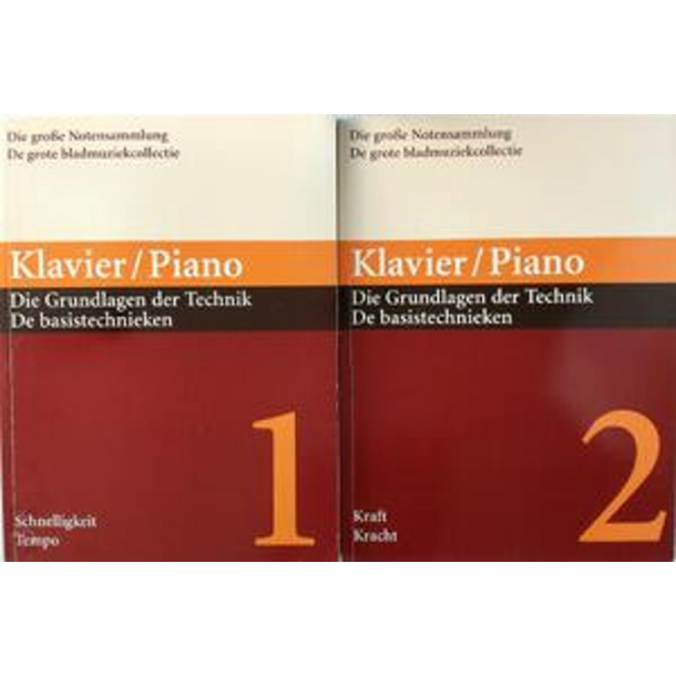BRUGT RIMELIG STAND SOM NY Den store nodesamling: Klaver - Grundl�ggende teknik 1-2 Antal bind: 2 1: Hurtighed; 2: Styrke. Tekst p� dansk og tysk
