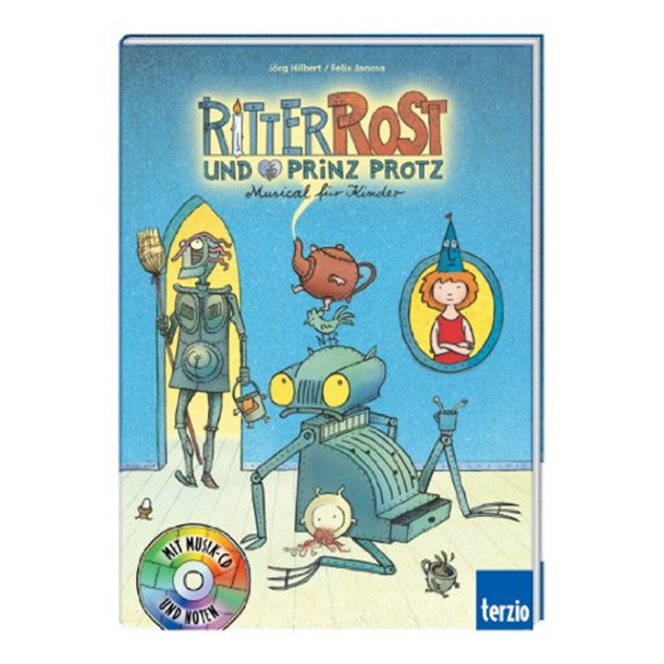 BRUGT RIMELIG STAND - Ritter Rost und Prinz Protz. 8th Edition - Hardcover - CD mangler OBS TYSK!