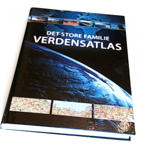 BRUGT RIMELIG STAND Det Store Familie Verdensatlas - Forlag Legind Egmont - 2010