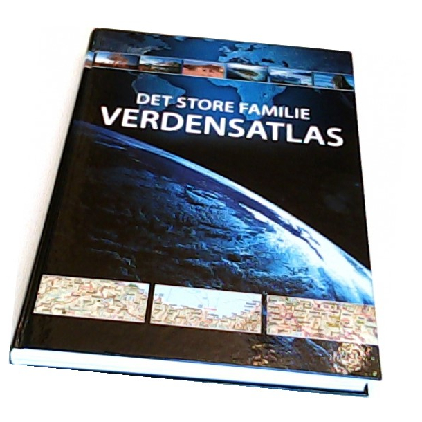 BRUGT RIMELIG STAND Det Store Familie Verdensatlas - Forlag Legind Egmont - 2010