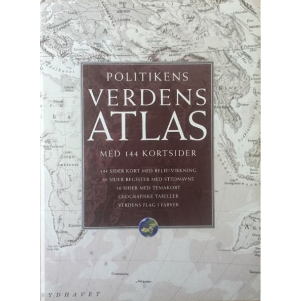 BRUGT RIMELIG STAND SOM NY Politikens Verdensatlas med 144 kortsider Jesper Groftved Forlag: Atlas - Udgivet �r: 2005 3. udgave 3. Oplag Hardcover 