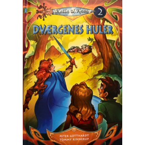 BRUGT RIMELIG STAND Kasseret Biblioteksbog - Katla og Kn�s 2 - Dv�rgenes huler