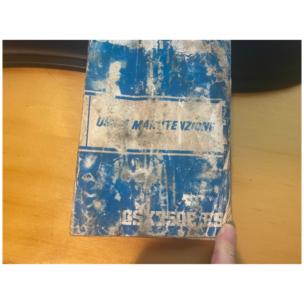 BRUGT SUZUKI 99011-31320-34E ITALIENSK OWNER'S MANUAL GS750E GS750ES 83-