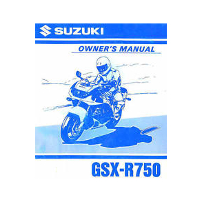 MANUAL,OWNER'S GSX-R750W 98- SRAD