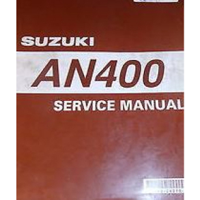 BRUGT Suzuki 995003407001E 99500-34070-01E service manual AN400 som ny