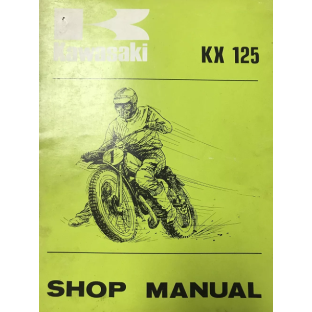 Kawasaki 99997708 99997-708 Shop Manual, Kx125 1974 NY!